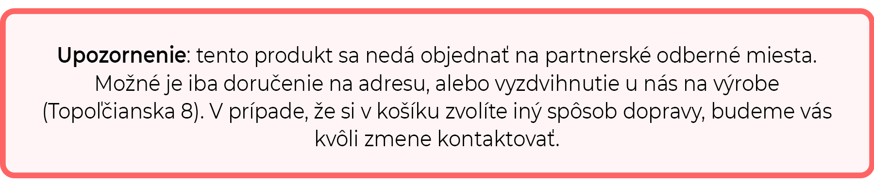 zakaz objednania na OM